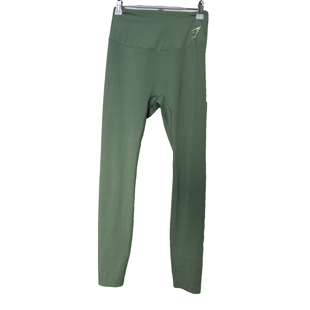 Gymshark Light Green Women's Med Workout Yoga Gym Pilates Leggings High Waist